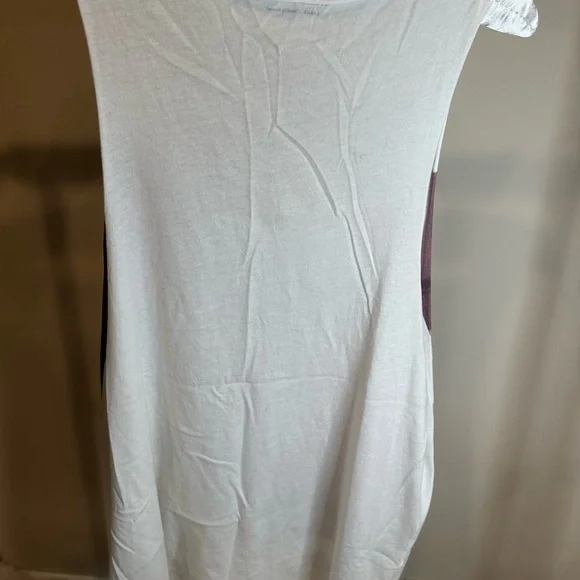 All saints Women's Tank Top with Rose Graphic - White and Red - Picture 4 of 4